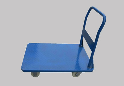 手推平板車