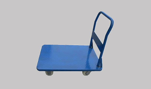 手推平板車