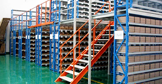 閣樓式貨架定制  浙江報喜鳥服飾相信勝通貨架