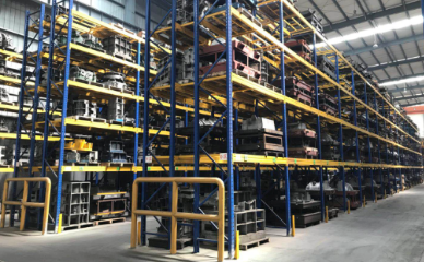 熱烈慶祝勝通貨架向合德機(jī)械交付首批價(jià)值35萬橫梁貨架現(xiàn)已安裝完畢