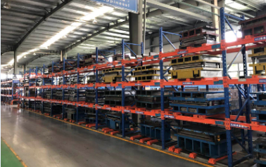 華工汽車零部件再次向勝通貨架訂購(gòu)三立柱模具貨架一百多組