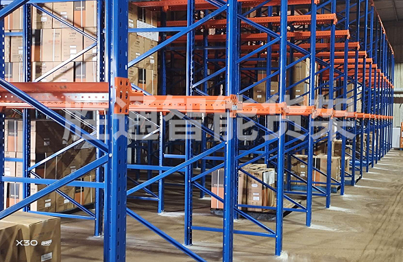 浙江中捷縫紉科技貫通貨架項目圓滿完工