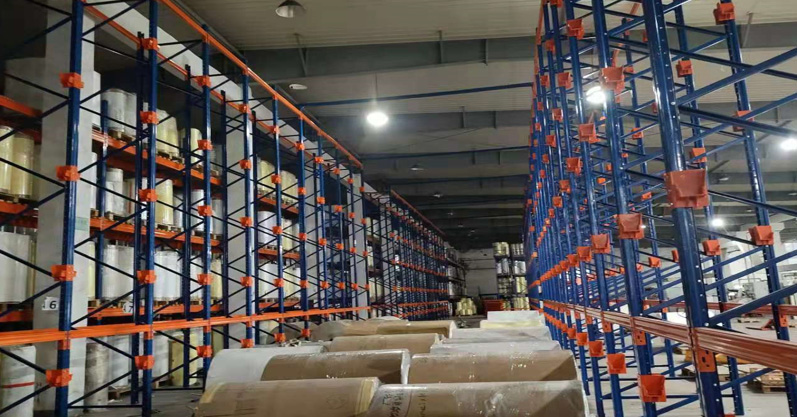 來(lái)看，浙江萬(wàn)寶龍膠粘制品有限公司-重型貨架完工案例展現(xiàn)