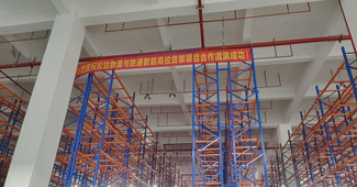 用上勝通重型貨架后，合肥松怡物流倉儲性能如虎添翼！