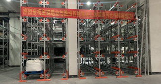 一款穿梭式貨架，讓浙江金琨鋯業(yè)有限公司的倉庫“脫胎換骨”！