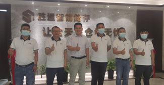 熱烈慶?；鶄バ蓍e用品有限公司前來勝通考察，并成功簽單鋼平臺3座！