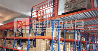 勝通閣樓貨架，讓嘉興市電氣企業(yè)倉(cāng)儲(chǔ)量更大，物流周轉(zhuǎn)更快