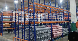 有勝通這款高性價比的重型貨架，杭州這家面料企業(yè)再不愁倉儲難