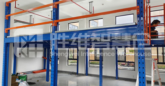 在定制了一款鋼平臺后，浙江某企業(yè)快速解決了倉庫存儲難題