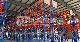 醫(yī)用材料企業(yè)選勝維智慧倉的重型貨架，空間大效率高很實用！